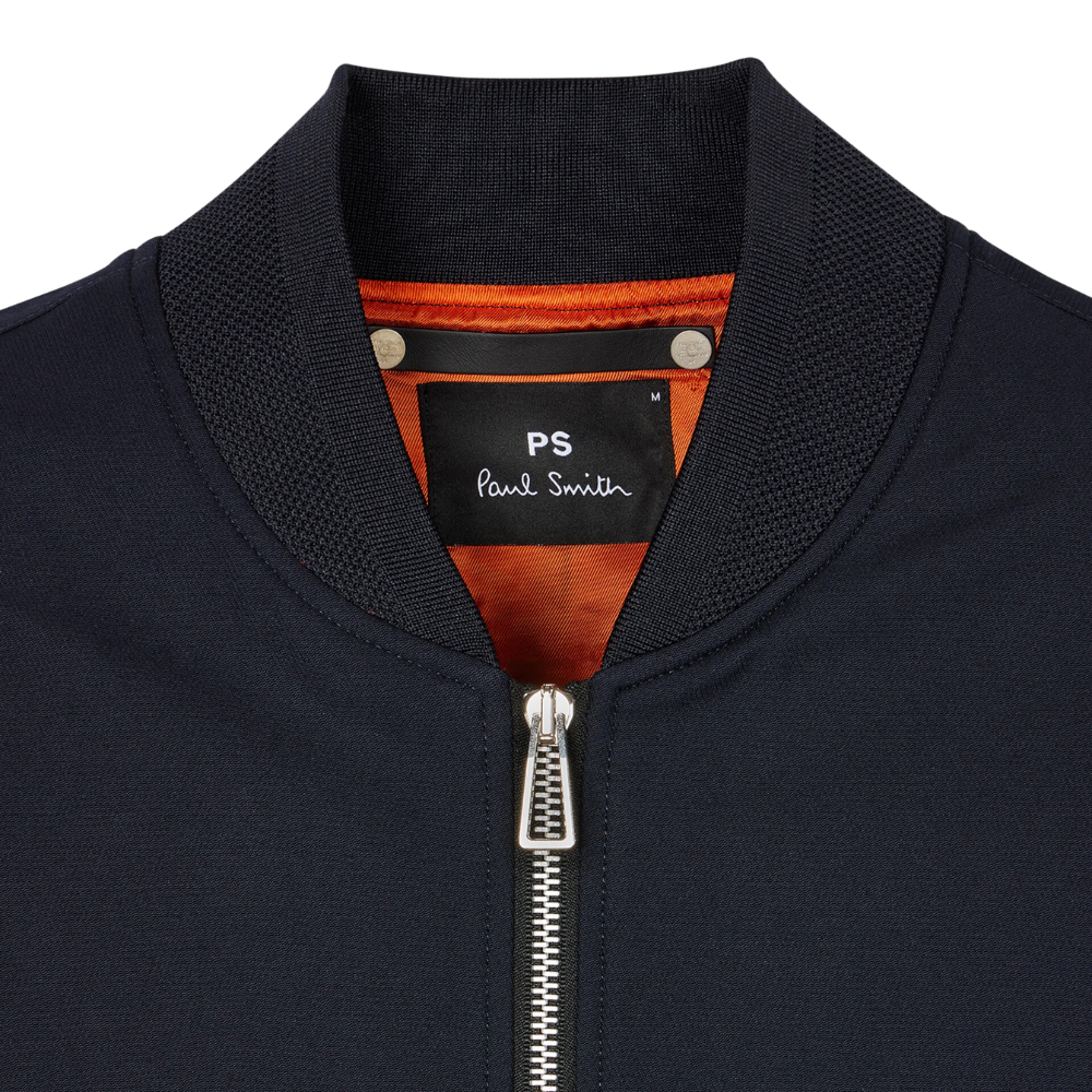 PS Zip Bomber Jacket - Navy