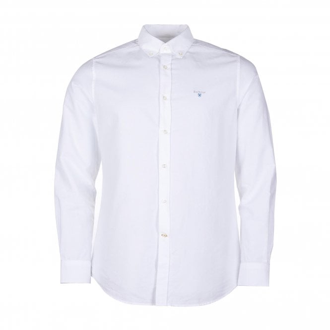 Barbour Oxtown Tailored Shirt White – Shmooz