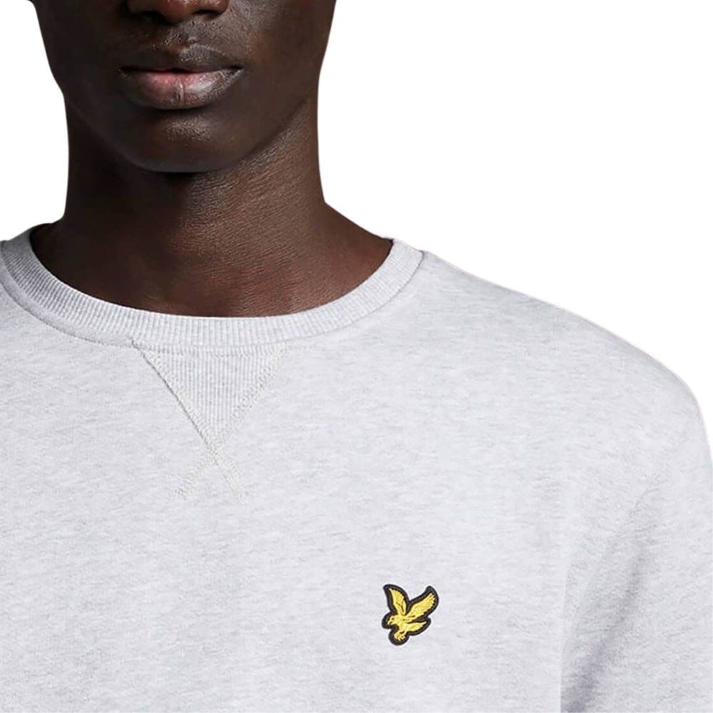 Crew Neck Sweatshirt - Light Grey